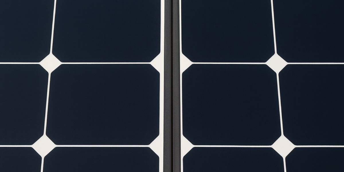 Panneau solaire propre