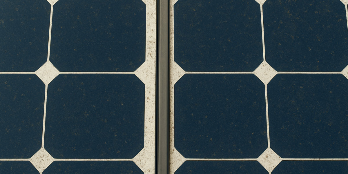 Panneau solaire sale